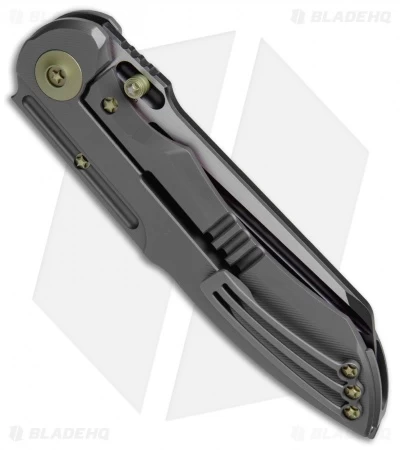 WE Knife Co. 620G Frame Lock Knife Titanium (4" Black) - Image 3