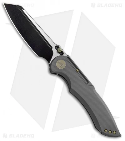 WE Knife Co. 620G Frame Lock Knife Titanium (4" Black)