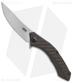 Zero Tolerance Sinkevich 0460CF Flipper Knife Carbon Fiber (3.25" Satin) ZT