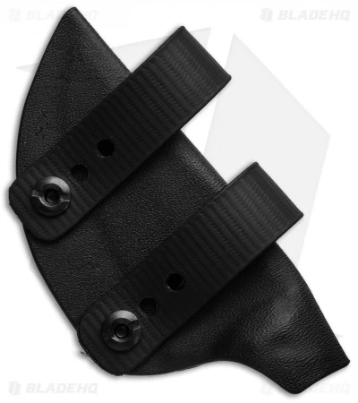 Armordillo Concealment Kydex Sheath For Boker Ridgeback Black W/ Soft Loops - Image 2