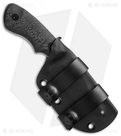 Armordillo Concealment Kydex Sheath For Boker Ridgeback Black W/ Soft Loops - Image 3