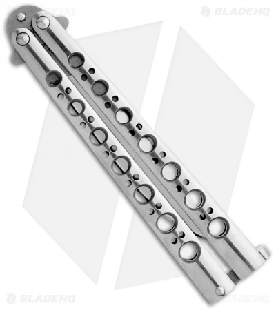 Benchmade 42 Balisong Knife Titanium Butterfly Knife T-Latch (Plain) BM42 - Image 3