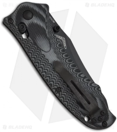 Benchmade 950SBK Rift Osborne Folding Knife (3.67" Black Serr) - Image 2