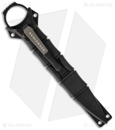 Benchmade SOCP Fixed Blade Knife 178SBK (3.22" Serr Black) W/ Black Sheath - Image 2