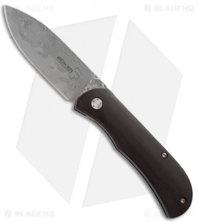 Boker Plus Exskelibur 2 Liner Lock Knife (2.75" Damascus) 01BO016DAM