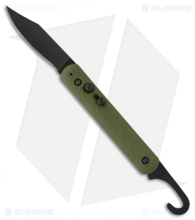 Colonial Knife Company Auto Rescue Military Knife Bail Loop (Green PLN) M-726B - Image 2
