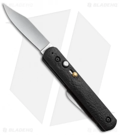 Colonial Knife Company Black Rescue Automatic Knife (3" Plain) M-724