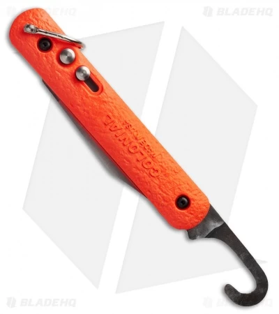 Colonial Knife Company M-724 Orange Auto Rescue Knife Bail Loop/Clip (3" Plain) - Image 4