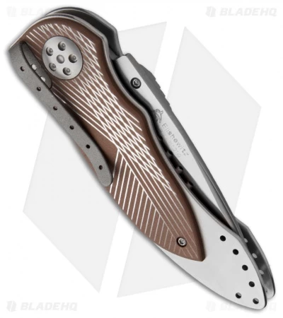 CRKT Elishewitz E-Lock 7323 Automatic Conversion Bronze (2.75" Satin) - Image 2