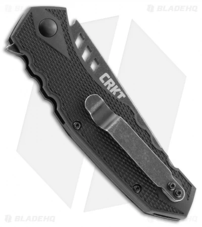 CRKT Ruger Knives Follow-Through Flipper Knife (3.75" Black SW Serr) R1705K - Image 2