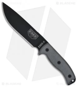 ESEE Knives ESEE-6P-OD Knife W/ OD Green Sheath (6.5" Plain)