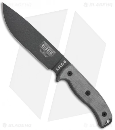 ESEE Knives ESEE-6P-TG Knife Micarta (6.5" Gray)