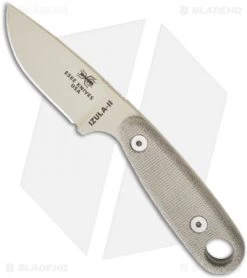 ESEE Knives Izula-II Desert Tan Survival Concealed Carry Neck Knife W/ Sheath