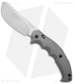 Fox Knives Aruru Folder Lockback Knife Gray HPL (4.25" Bead Blast) FX-506GR