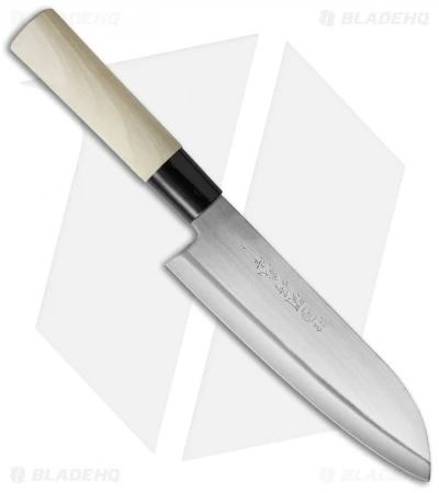 Fox Knives Santoku Fixed Blade Knife Maple (6.75" Satin) - Image 2