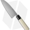 Fox Knives Deba Fixed Blade Knife Maple (6" Satin)