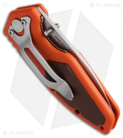 Kershaw Buck Commander 3/4-Ton Knife Orange/Brown (2.75" Satin) 1446ORBCX - Image 2