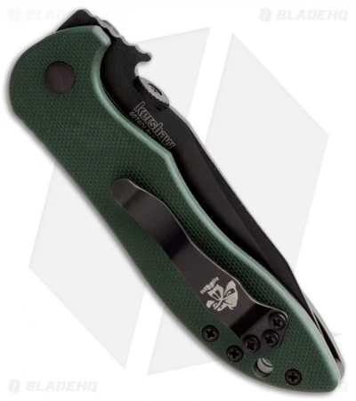 Kershaw Emerson CQC-5K Liner Lock Knife Green G-10 (3" Black) 6074OLBLK - Image 2