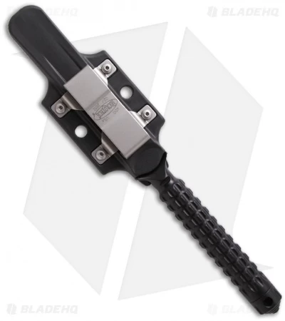 Microtech A.D.O. Knife Green Camo D/E Dagger Fixed (4.5" Full Serr) 115-3GC - Image 4