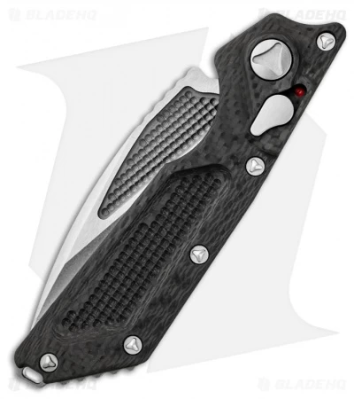 Marfione Custom DOC Killswitch Automatic Knife Carbon Fiber (3.75" Tri Tone) - Image 2