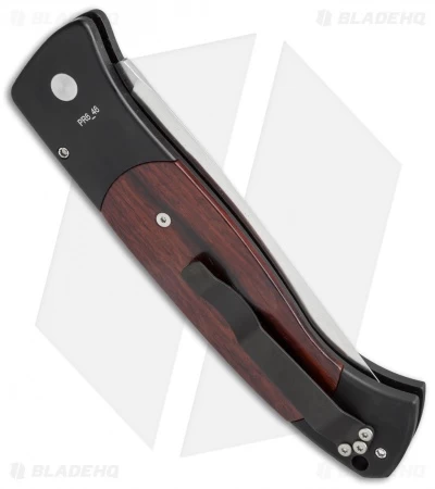 Pro-Tech Brend 1 Large Automatic Knife Cocobolo (4.6" Satin) 1106-C - Image 3