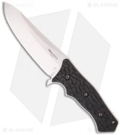 Protech Spindrift Knife Elishewitz Fixed Blade Black G10 (5.5" Stonewash) SD1