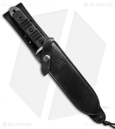 TOPS Knives Desert Nomad Fixed Blade Knife Black G-10 (6.6" Tumbled) DMAD-01 - Image 2