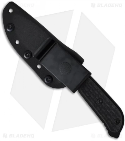 TOPS Knives MIL-SPIE 3 Fixed Blade Knife (3.5" Black) MIL-03 - Image 2