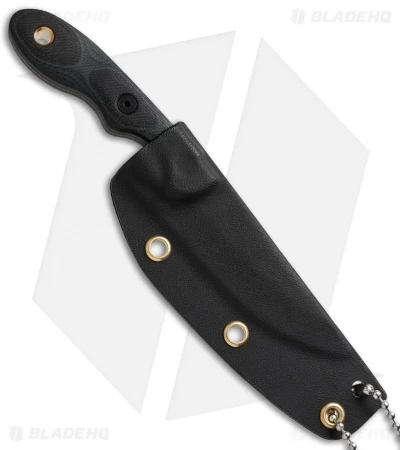 TOPS Knives Mini Scandi Knife 2.5 Green G-10 (3" Black) MSK-2.5 - Image 2