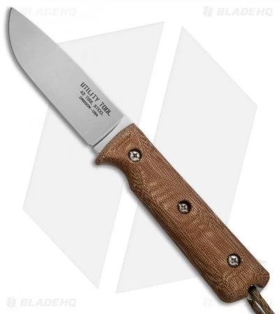 Utility Tool Knives Wilderness Knife No. 4 Brown Micarta (4" SW) UTK0100-2015