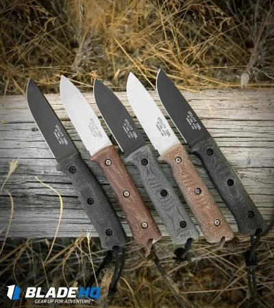 Utility Tool Knives Wilderness Knife No. 4 Brown Micarta (4" SW) UTK0100-2015 - Image 4